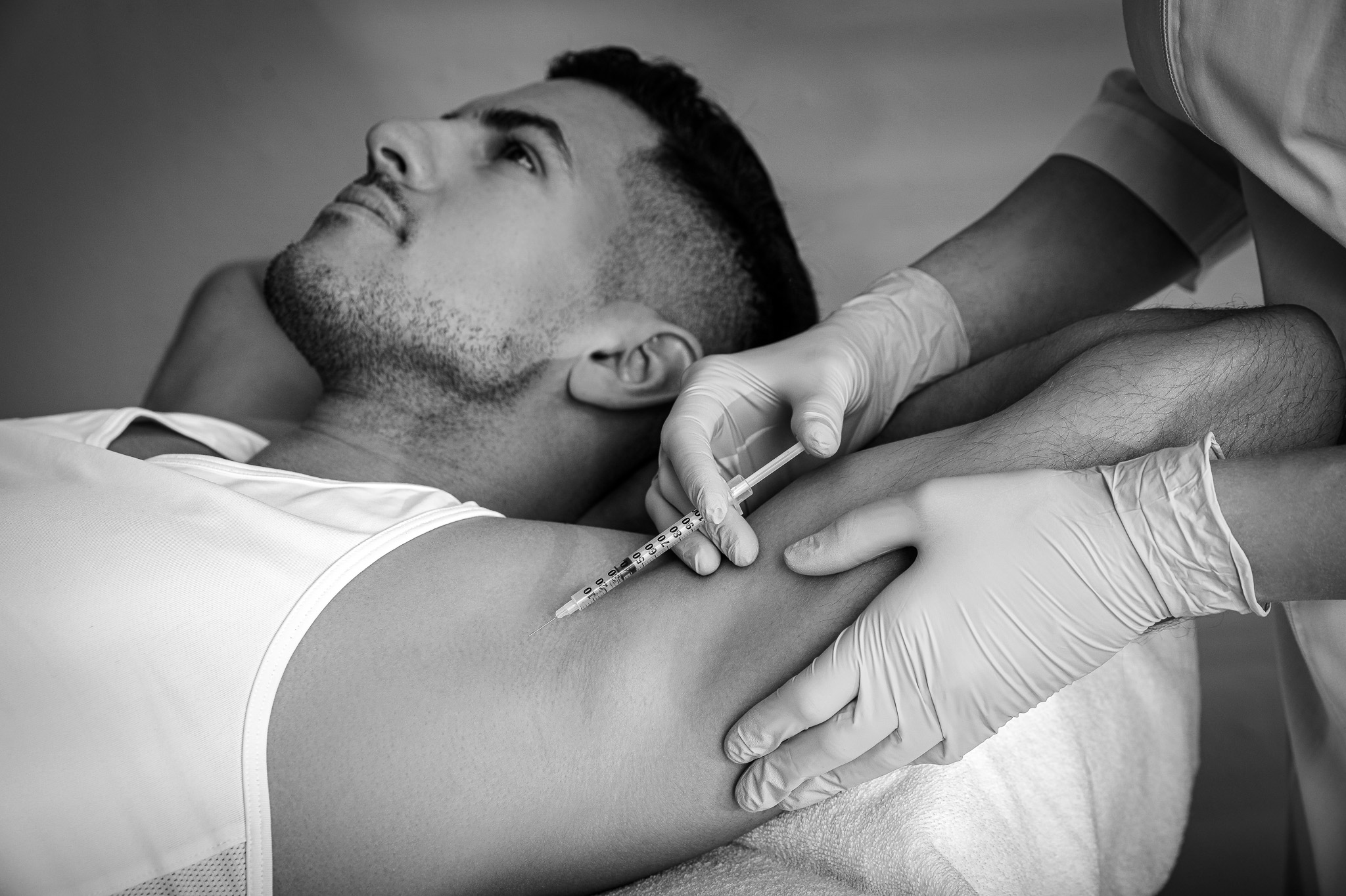 Hyperhidrosis Treatment Injection